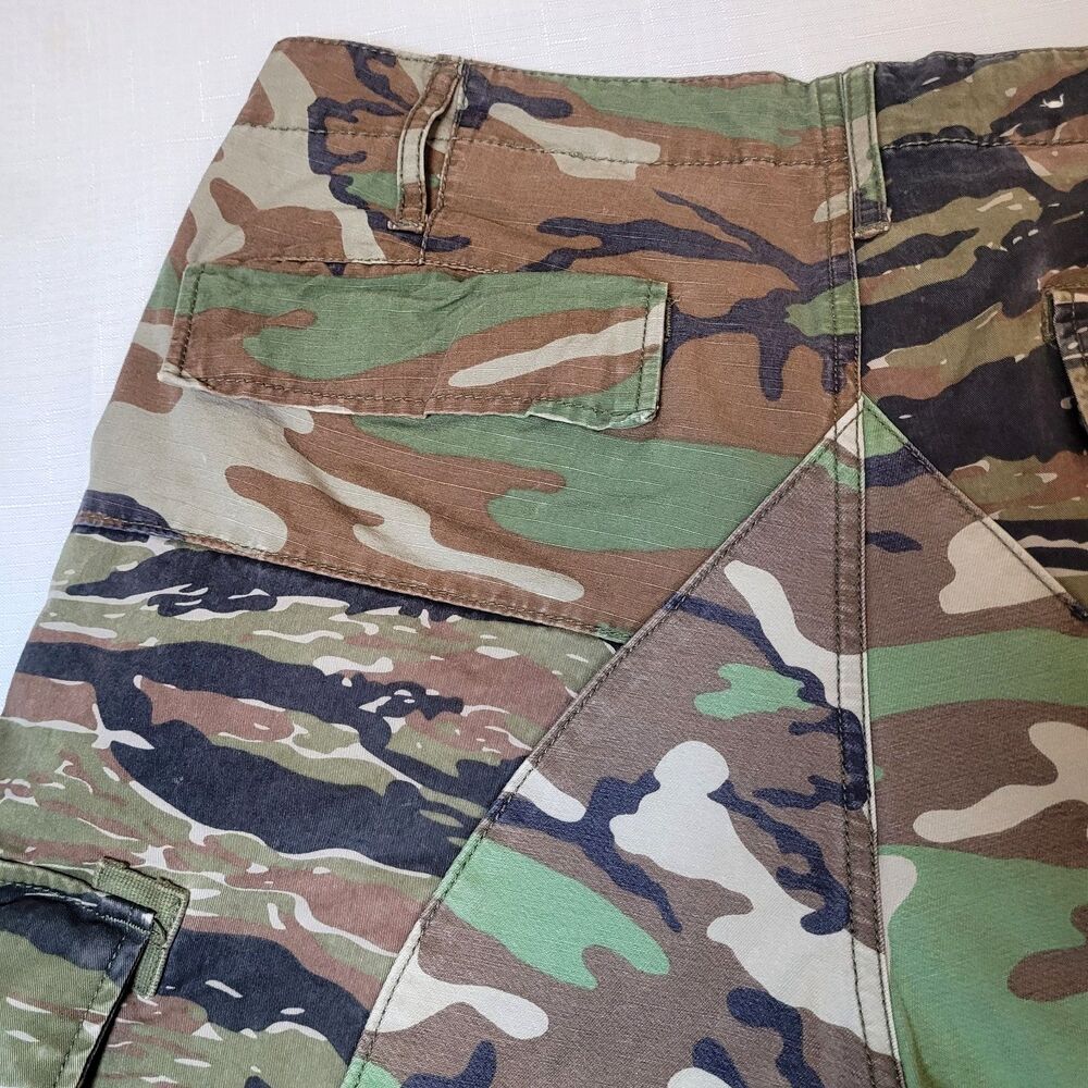 Ralph Lauren DENIM & SUPPLY Flag Tiger Camo Cargo Paratrooper Pants Men's 32X30 - Picture 13 of 16